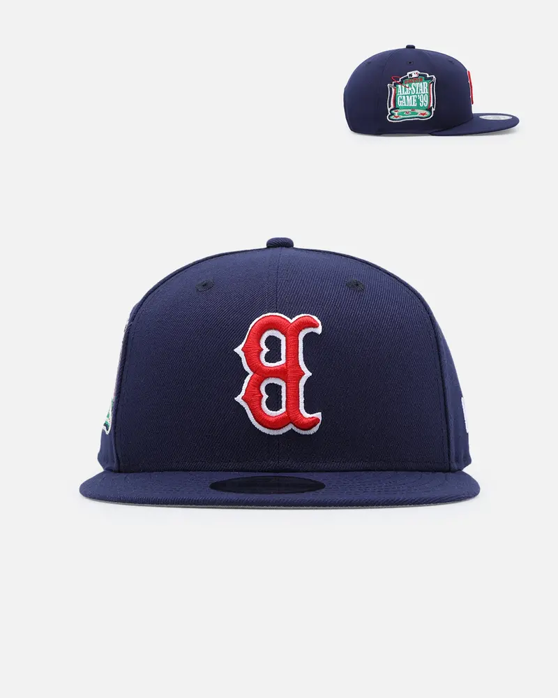 New Era Boston Red Sox 'Upside Down Tmc' 9Fifty Snapback Navy 1