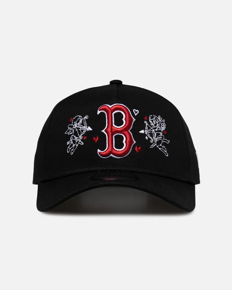 New Era Boston Red Sox 'Valentines Day' 9Forty A-Frame Snapback Black 1