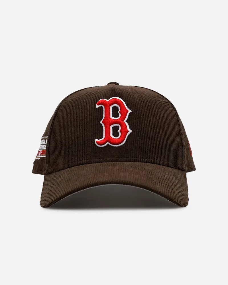 New Era Boston Red Sox 'Walnut Cord' 9Forty A-Frame Corduroy Snapback Walnut 1