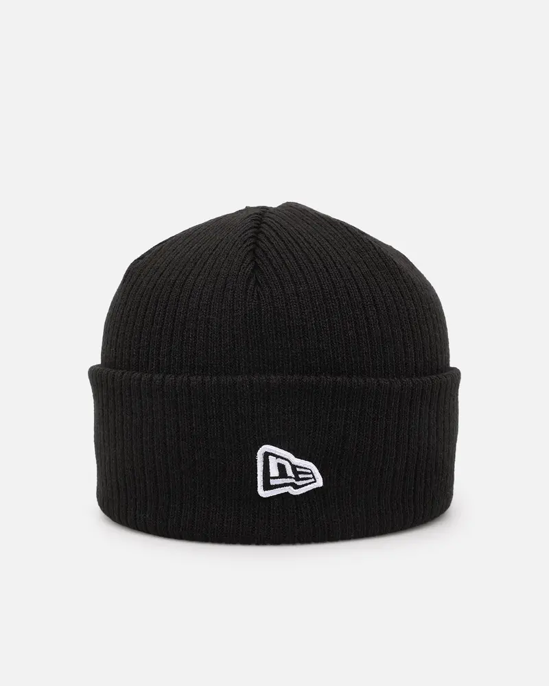 New Era Branded Beanie Black 1