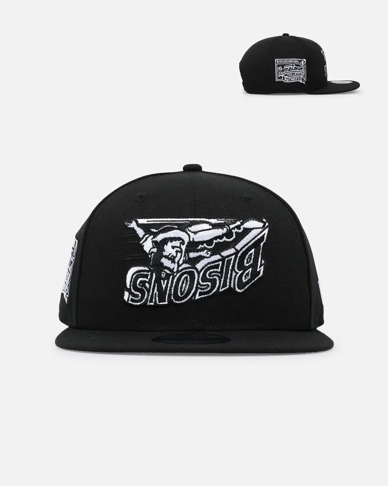 New Era Buffalo Bisons 'Black & White Upside Down' 9Fifty Snapback Black/White 1