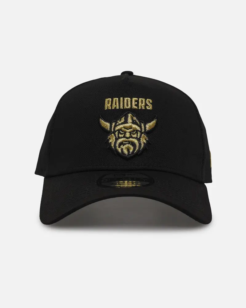 New Era Canberra Raiders 9Forty A-Frame Snapback Black/Gold 1
