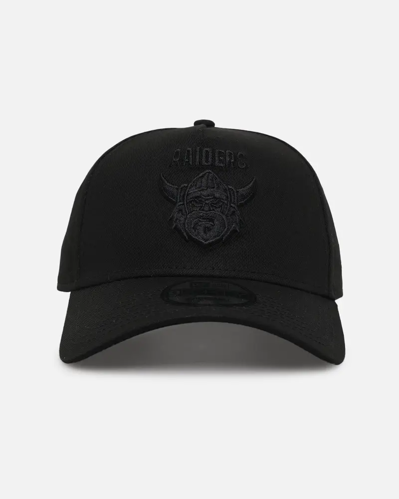 New Era Canberra Raiders 'Black On Black' 9Forty A-Frame Snapback Black 1