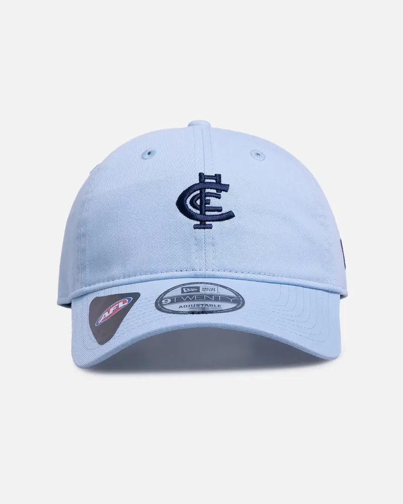 New Era Carlton Blues 'Afl 2026 Pastel Pop' 9Twenty Strapback Pastel Blue 1