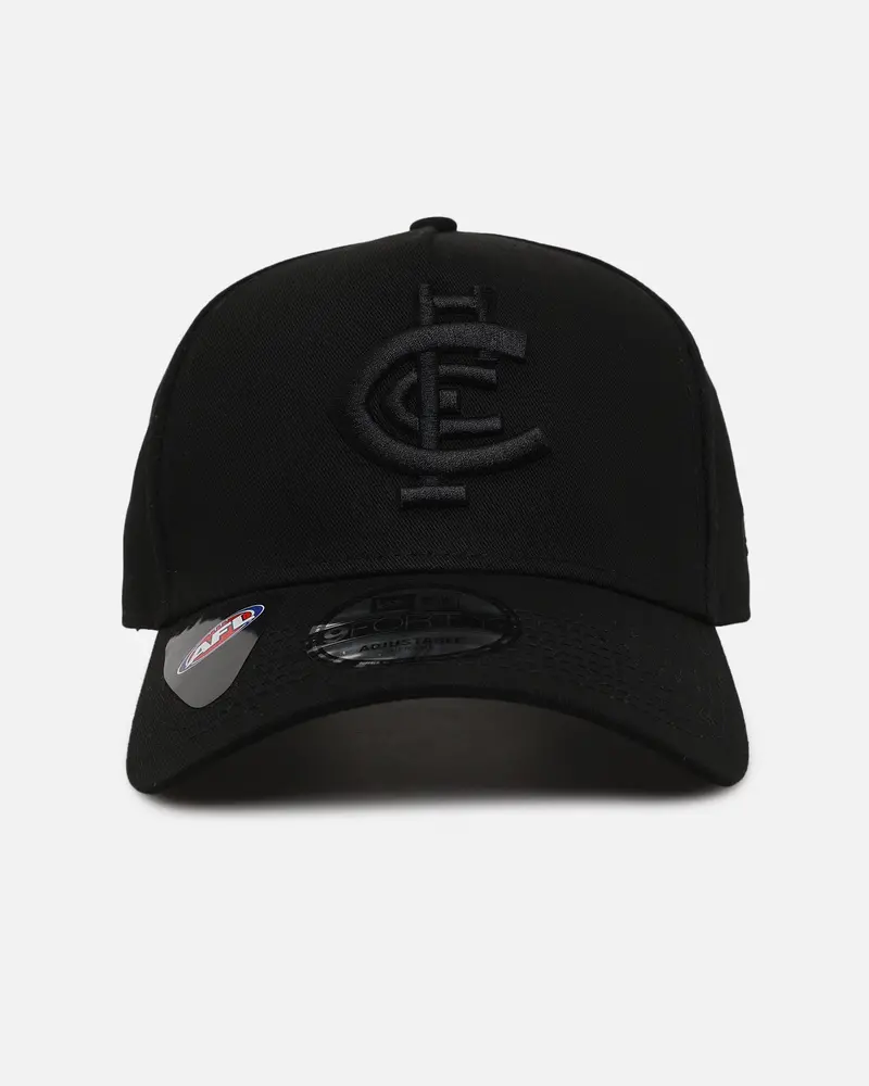 New Era Carlton Blues 'Triple Black' 9Forty A-Frame Snapback Black 1