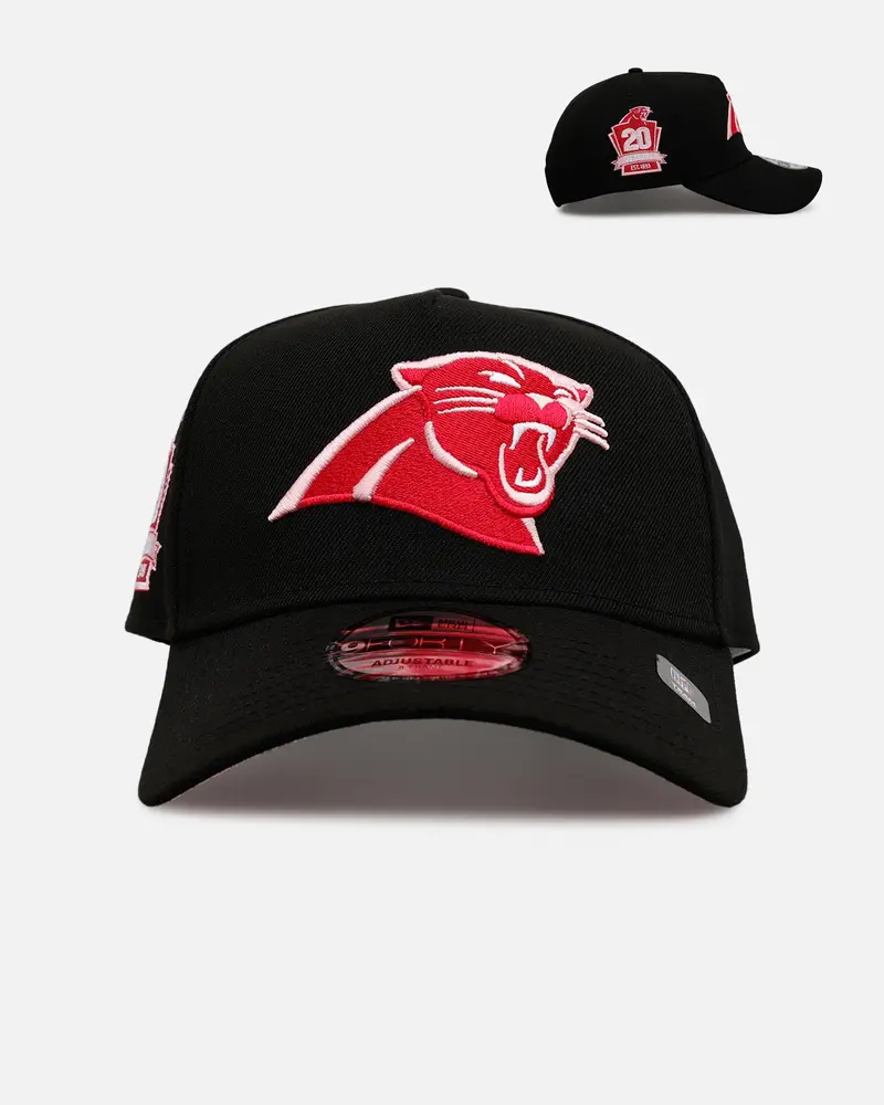 New Era Carolina Panthers 'Black And Pink' 9Forty A-Frame Snapback Black/Pink 1