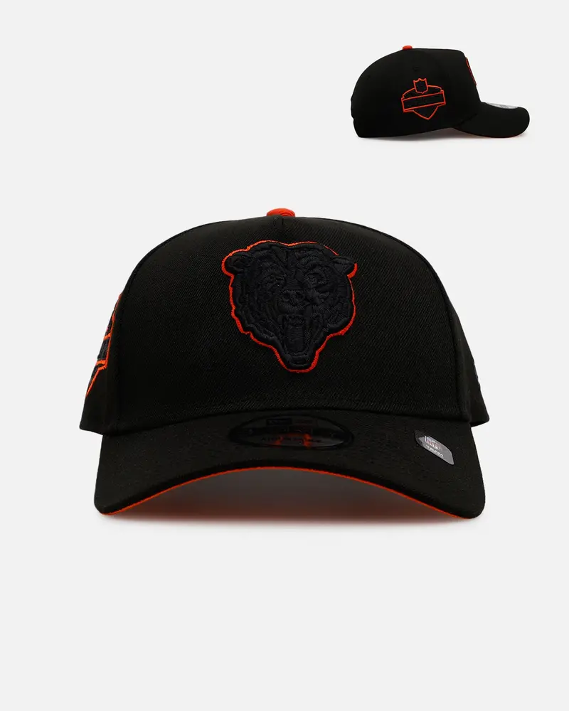 New Era Chicago Bears 'Outline' 9Forty A-Frame Snapback Black 1
