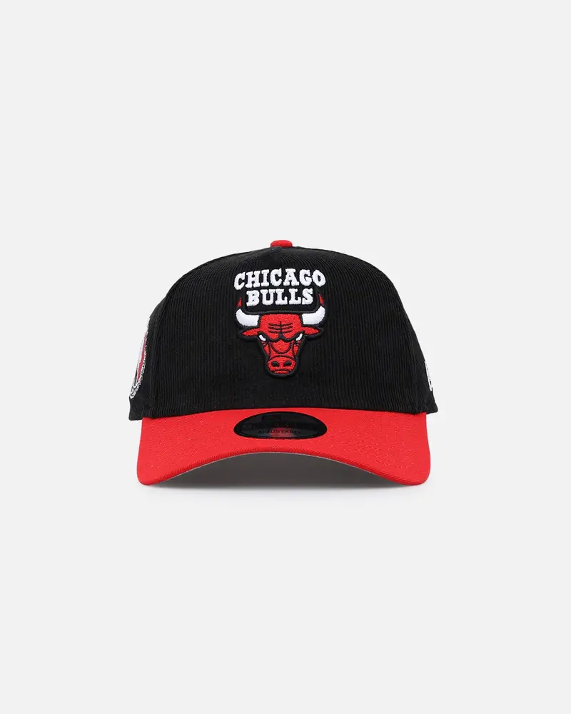 New Era Chicago Bulls '2-Tone Corduroy' 9Forty A-Frame Snapback Black 1