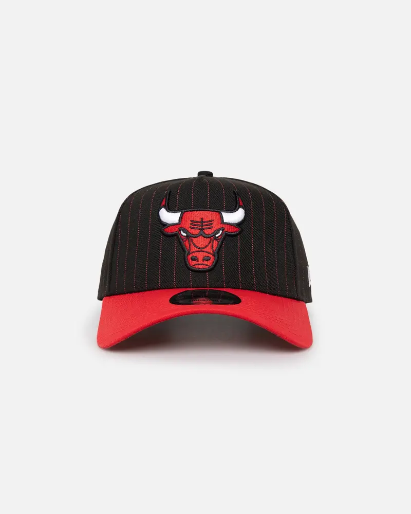 New Era Chicago Bulls '2-Tone Pinstripe' 9Forty A-Frame Snapback Pinstripe 1