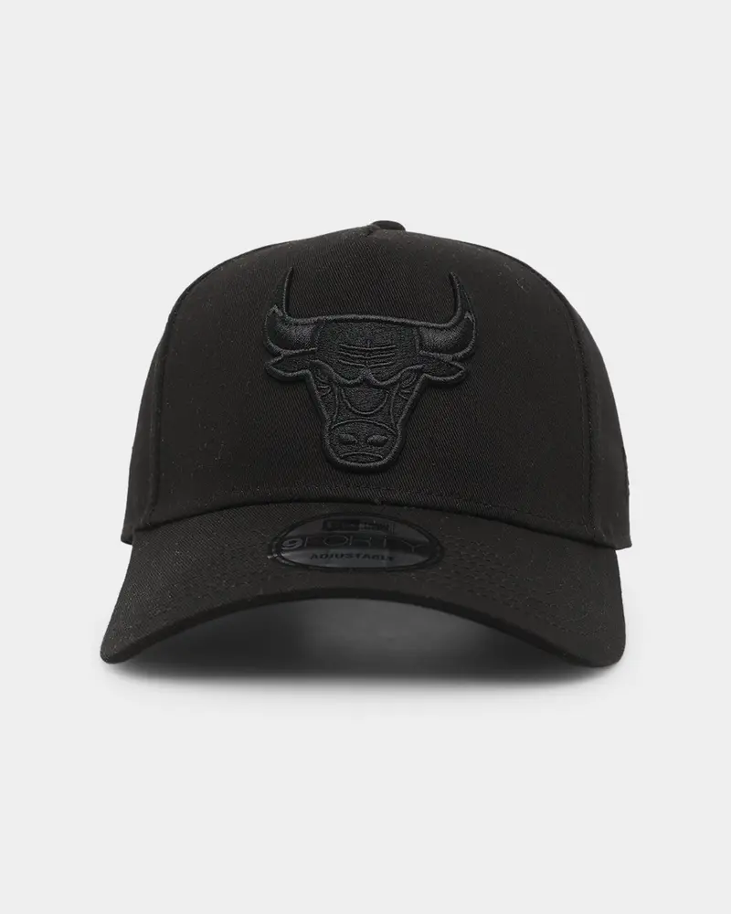 New Era Chicago Bulls 9Forty A-Frame Snapback Black/Black 1