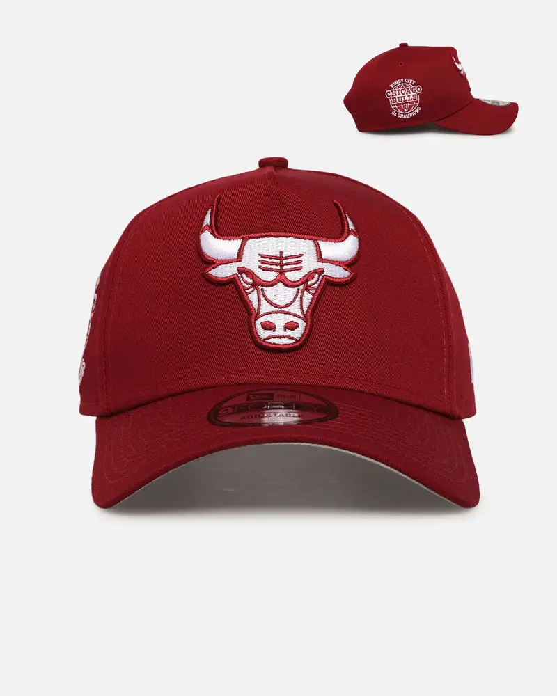 New Era Chicago Bulls 'Chicago Bulls Polychromatic' 9Forty A-Frame Snapback Cardinal 1