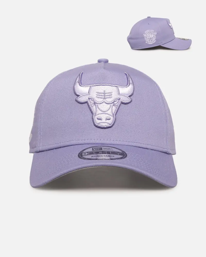 New Era Chicago Bulls 'Chicago Bulls Polychromatic' 9Forty A-Frame Snapback Lavender 1
