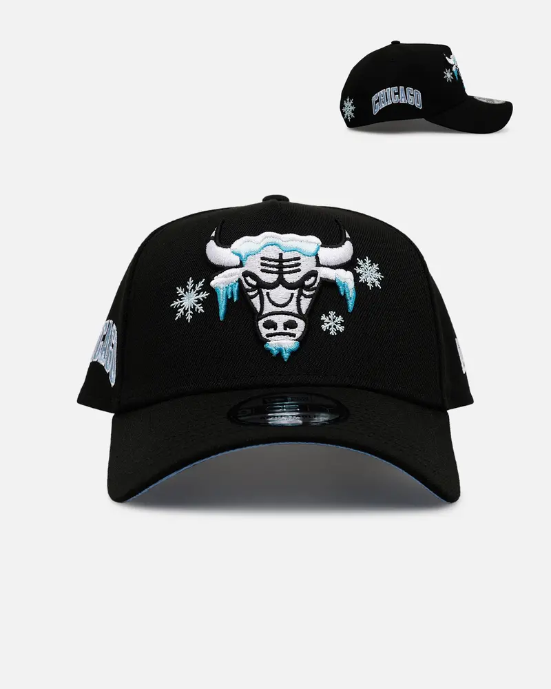 New Era Chicago Bulls 'Cold As Ice' 9Forty A-Frame Snapback Black 1
