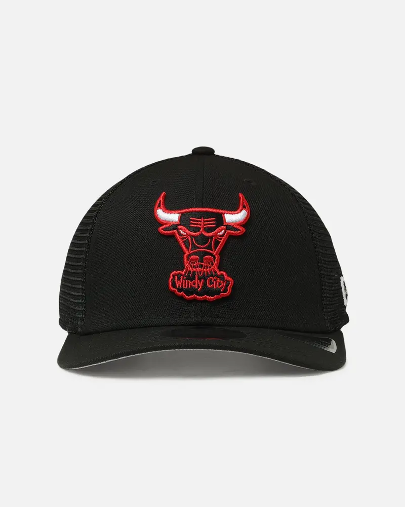 New Era Chicago Bulls 'Hwc' 9Seventy Trucker Stretch Snapback Black 1