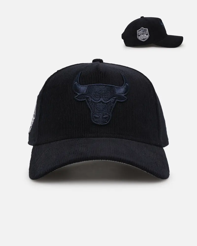 New Era Chicago Bulls 'Navy Tonal Cord' 9Forty A-Frame Corduroy Snapback Navy 1