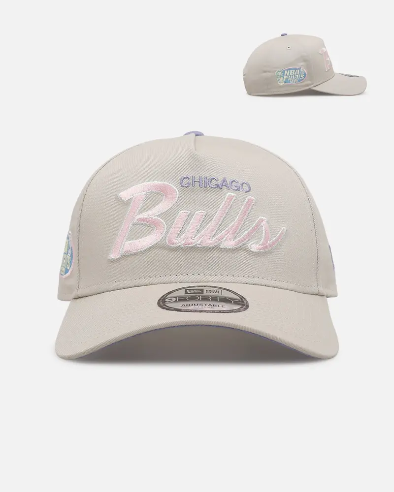 New Era Chicago Bulls 'Pastel 2.0' 9Forty A-Frame Snapback Stone 1