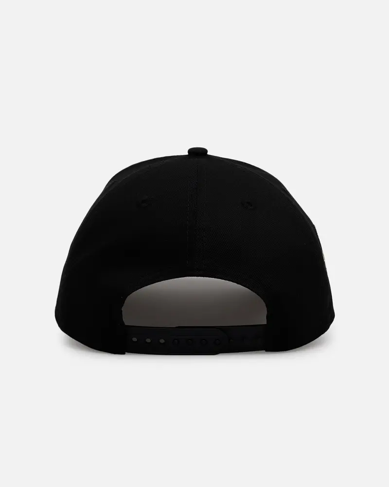 New Era Chicago Bulls 'Raised Metallic Chainstitch' 9Forty A-Frame Snapback Black 2