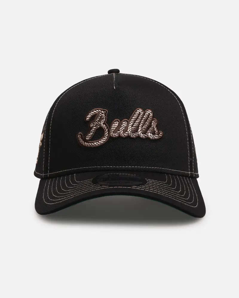 New Era Chicago Bulls 'Rope Script' 9Forty A-Frame Snapback Black/White 1