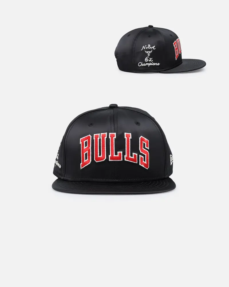 New Era Chicago Bulls 'Satin Script' 9Fifty Snapback Otc 1