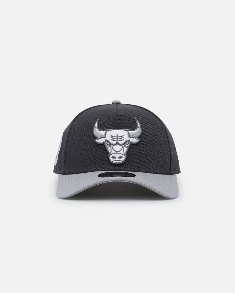 New Era Chicago Bulls 'Shadow Greys' 9Forty A-Frame Snapback Graphite/Grey 1