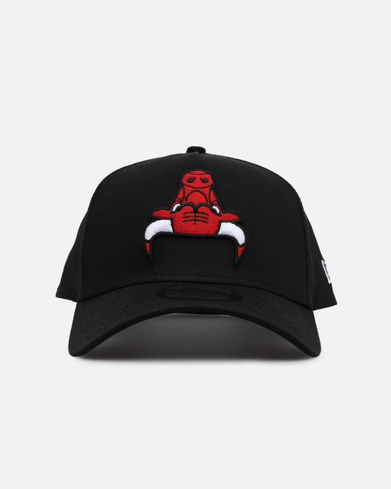 New Era Chicago Bulls 'Upside Down Nba' 9Forty A-Frame Snapback Black 1