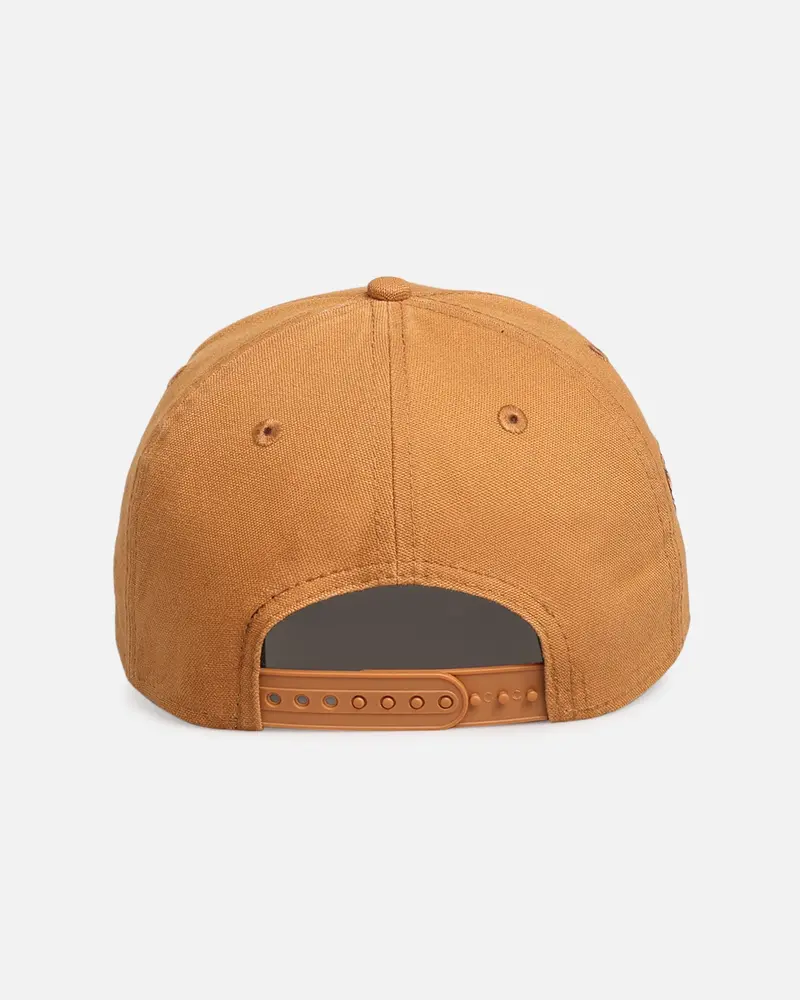 New Era Chicago Bulls 'Washed Canvas' 9Forty A-Frame Snapback Walnut 2