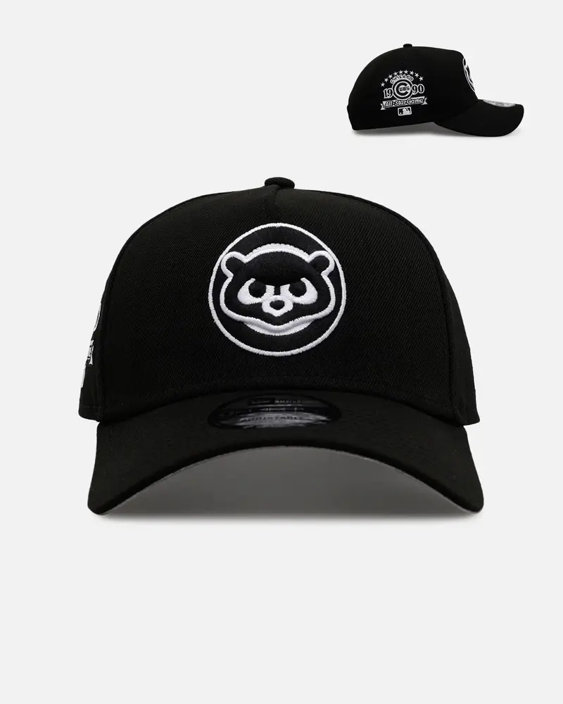 New Era Chicago Cubs 'Black And White' 9Forty A-Frame Snapback Black/White 1