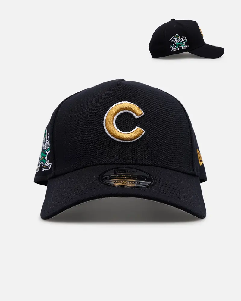 New Era Chicago Cubs 'College Crossover' Notre Dame Fighting Irish 9Forty A-Frame Snapback Official Team Color 1