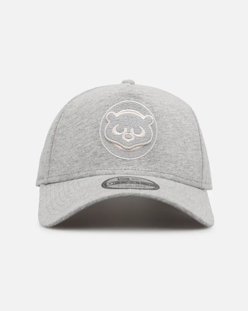 New Era Chicago Cubs 'Cozy' 9Forty A-Frame Strapback Heather Grey 1