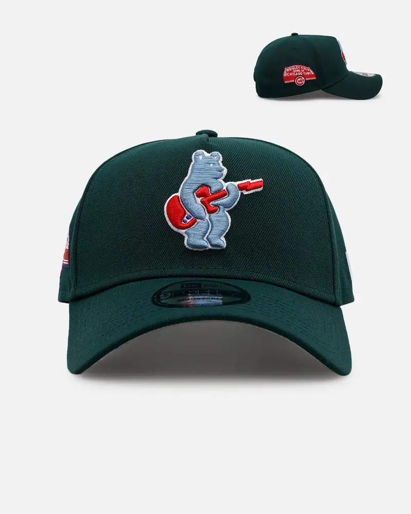 New Era Chicago Cubs 'Evergreen' 9Forty A-Frame Snapback Dark Green 1