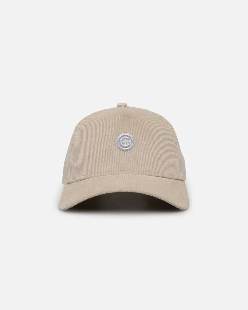 New Era Chicago Cubs 'Micro Cord Cream' 9Forty A-Frame Snapback Cream/White 1