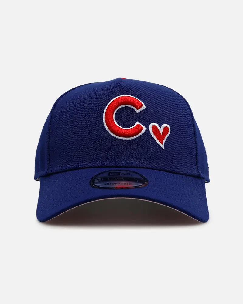 New Era Chicago Cubs 'Team Color Hearts' 9Forty A-Frame Snapback Official Team Color 1