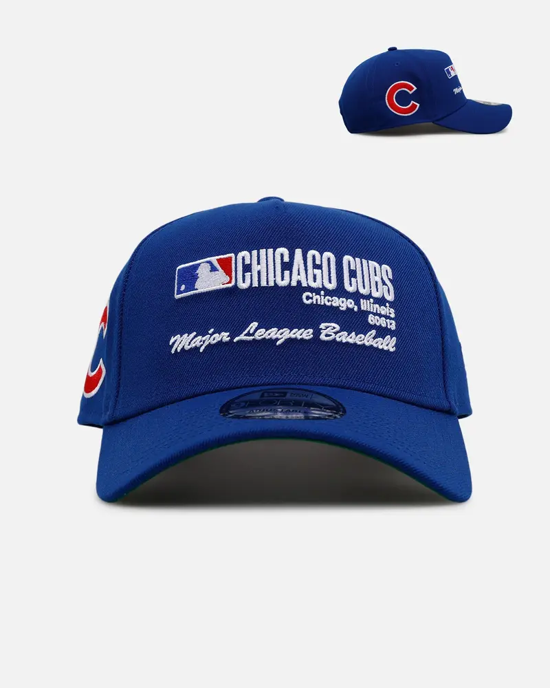 New Era Chicago Cubs 'Workleague' 9Forty A-Frame Snapback Blue 1