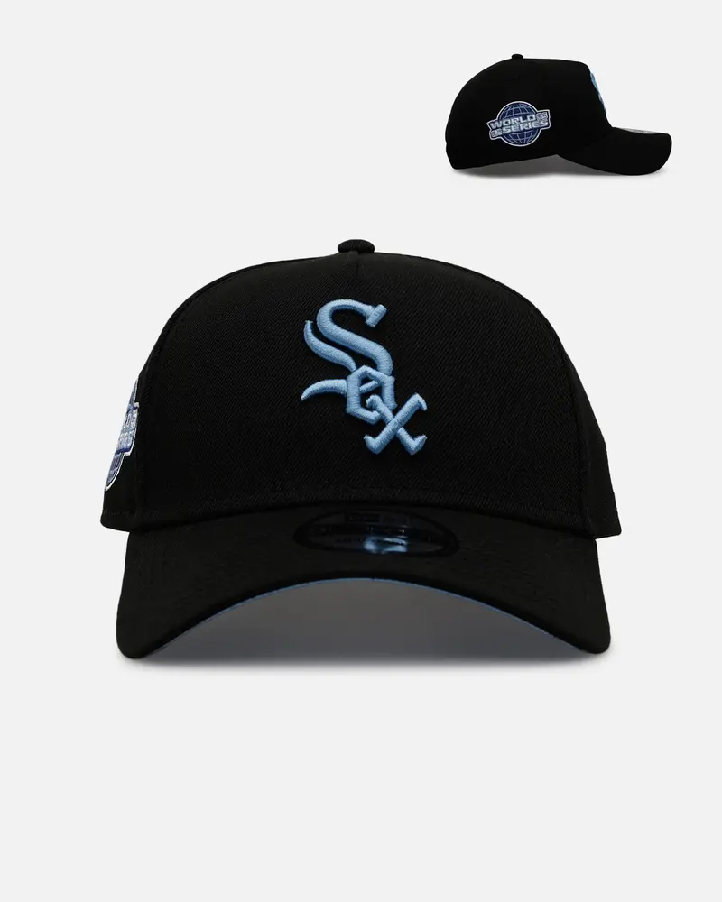 New Era Chicago White Sox 'Black And Sky Blue' 9Forty A-Frame Snapback Black/Sky Blue 1