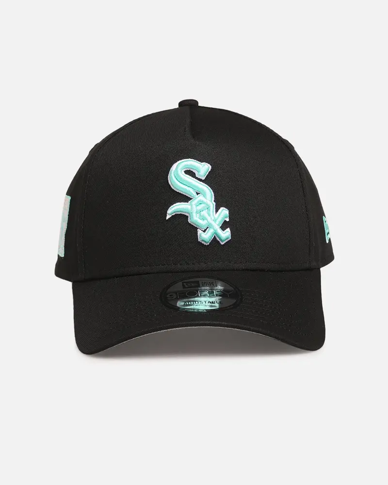 New Era Chicago White Sox 'Black Aqua' 9Forty A-Frame Snapback Black/Aqua 1