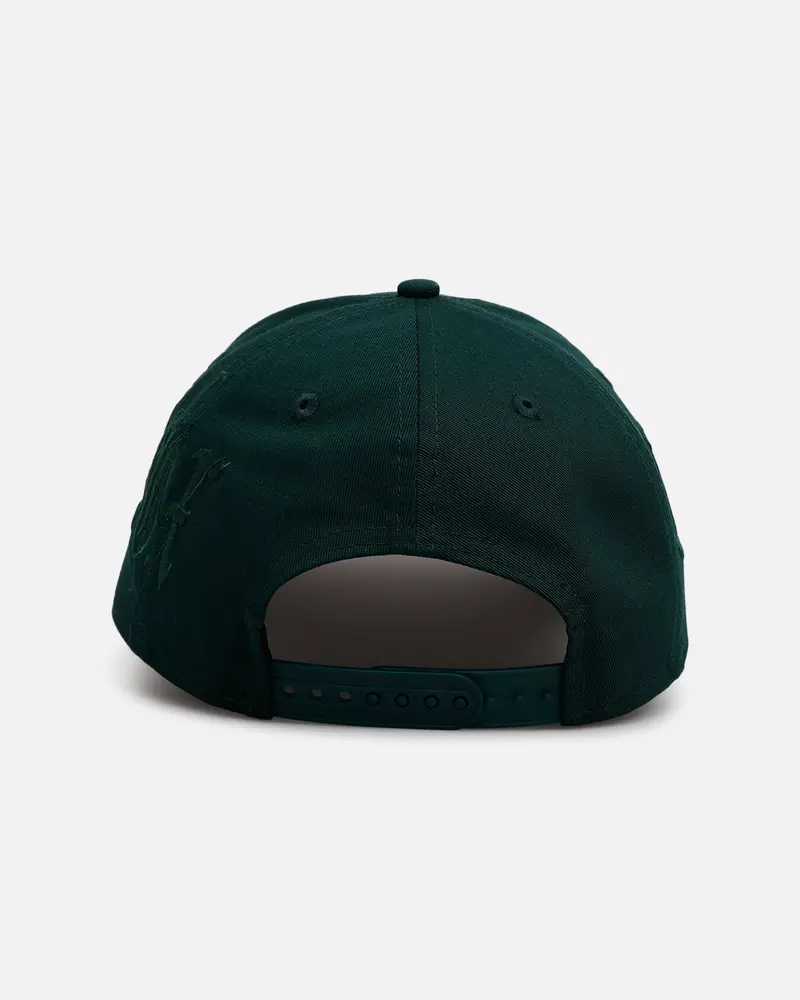 New Era Chicago White Sox 'Gothic Script Two Tone' 9Forty A-Frame Snapback Dark Green/Black 2