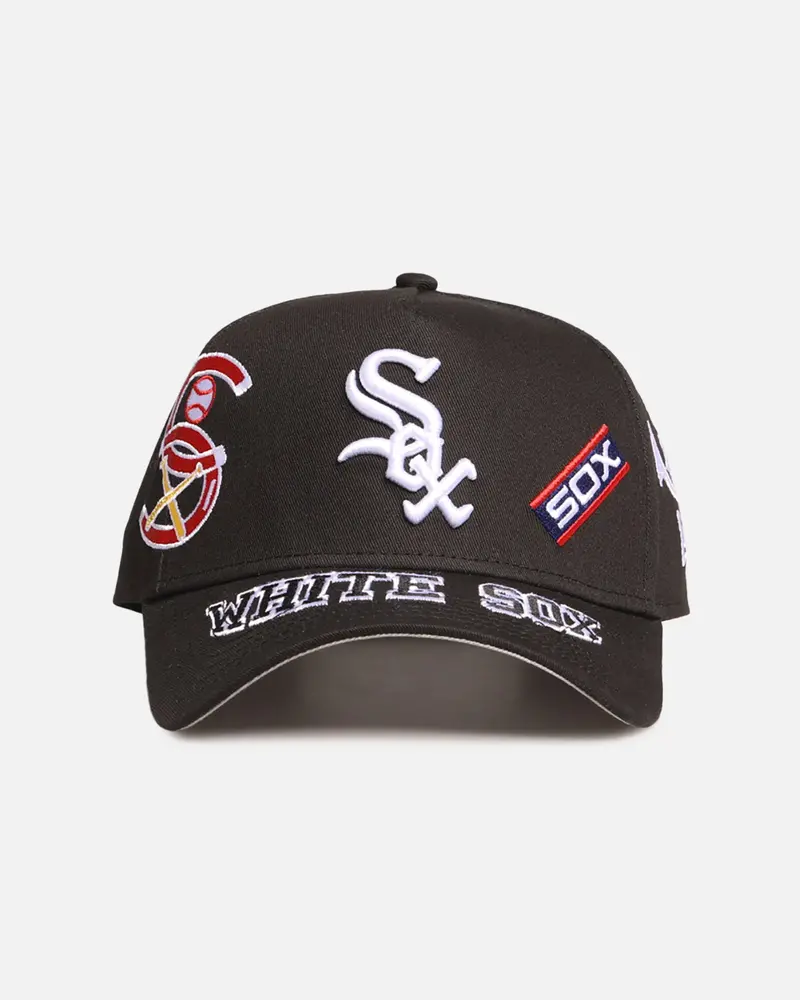 New Era Chicago White Sox 'Mlb All Over Logos' 9Forty A-Frame Snapback Official Team Colour 1