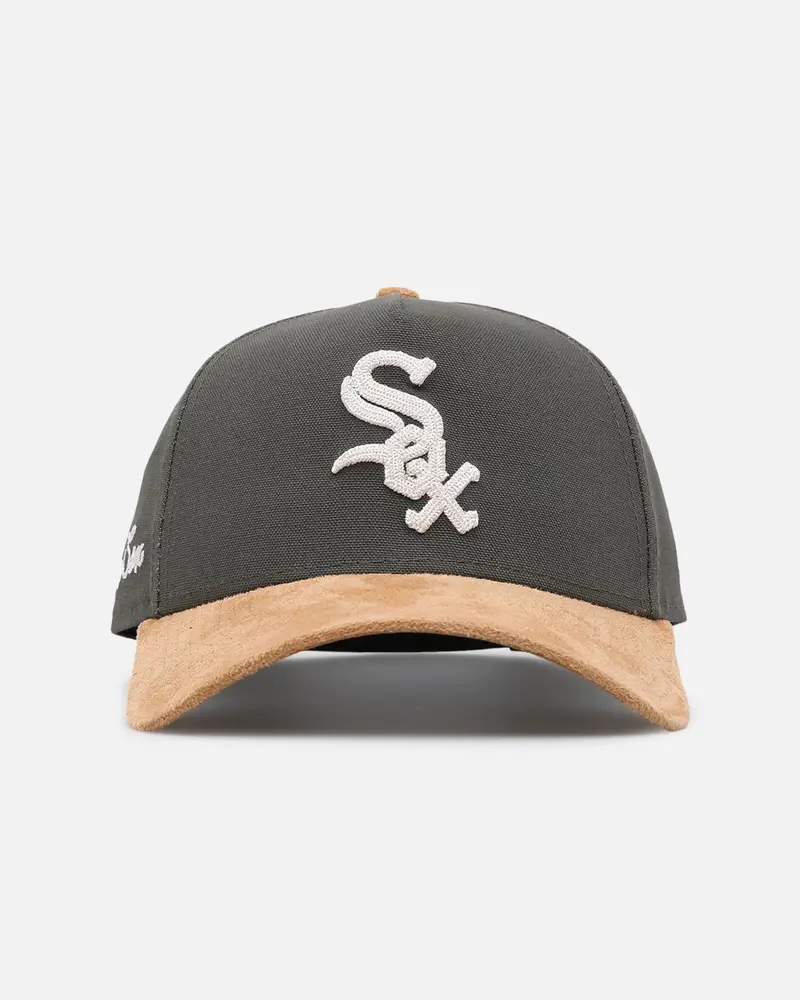 New Era Chicago White Sox 'Moss Canvas Wheat' 9Forty A-Frame Snapback Moss Canvas/Ivory 1
