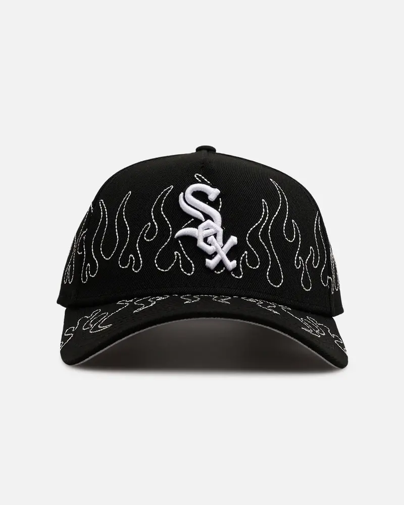 New Era Chicago White Sox 'Outline Flames' 9Forty A-Frame Snapback Black 1