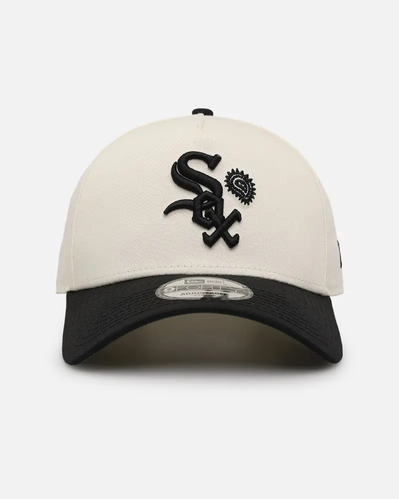 New Era Chicago White Sox 'Paisley Hit' 9Forty A-Frame Snapback Chrome White/Black 1