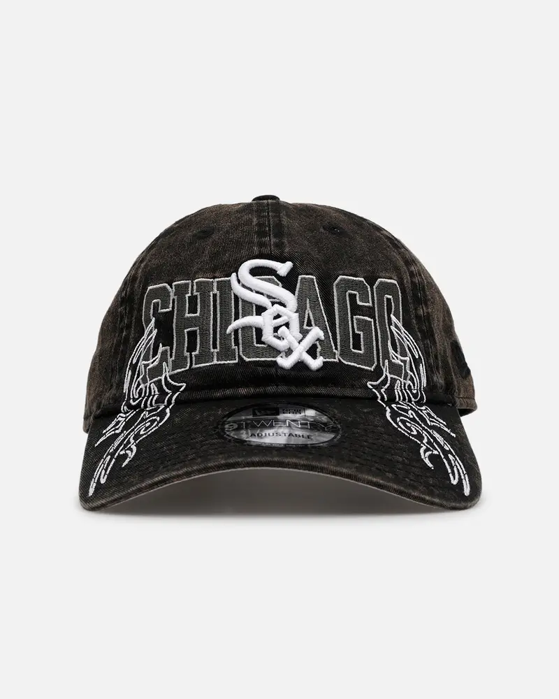 New Era Chicago White Sox 'Tribal' Classic Casual Strapback Washed Black 1