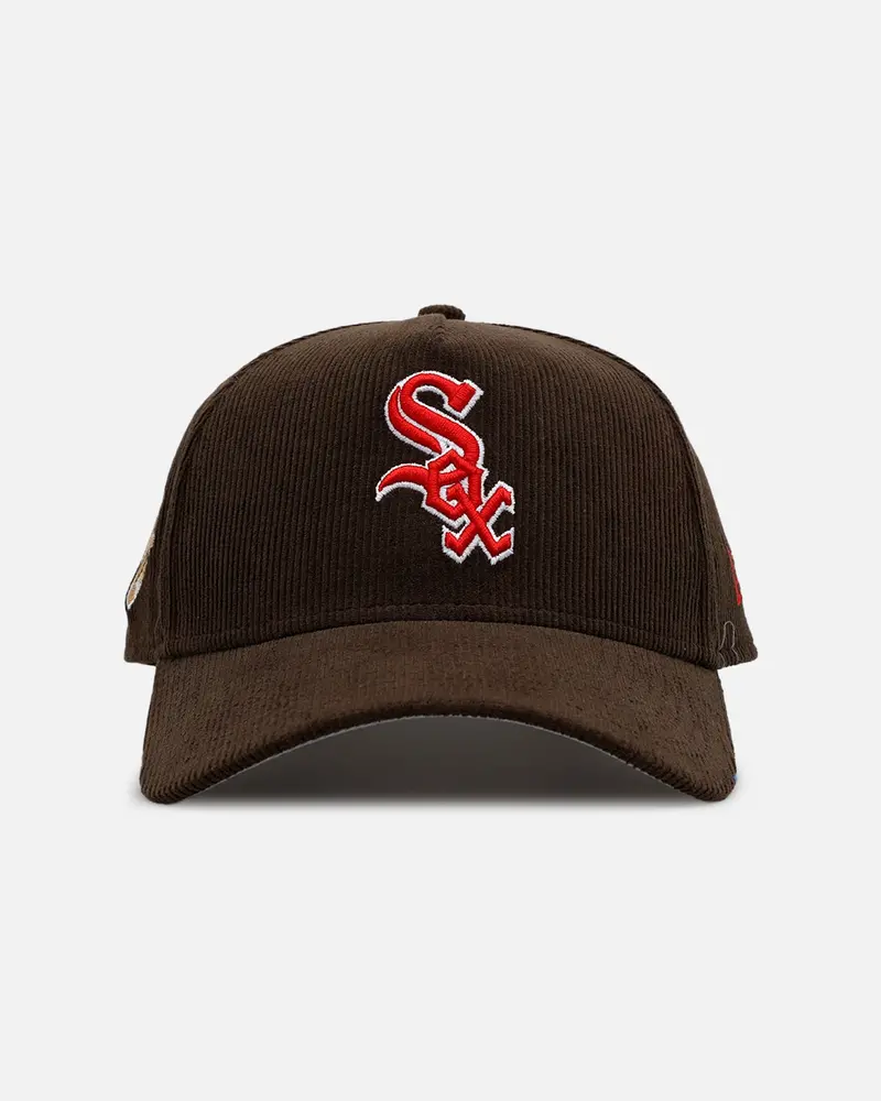New Era Chicago White Sox 'Walnut Cord' 9Forty A-Frame Corduroy Snapback Walnut 1