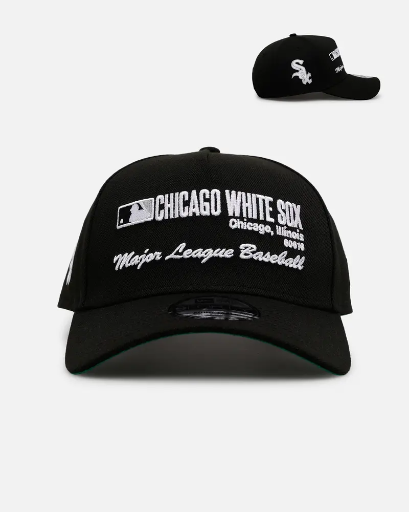 New Era Chicago White Sox 'Workleague' 9Forty A-Frame Snapback Black 1