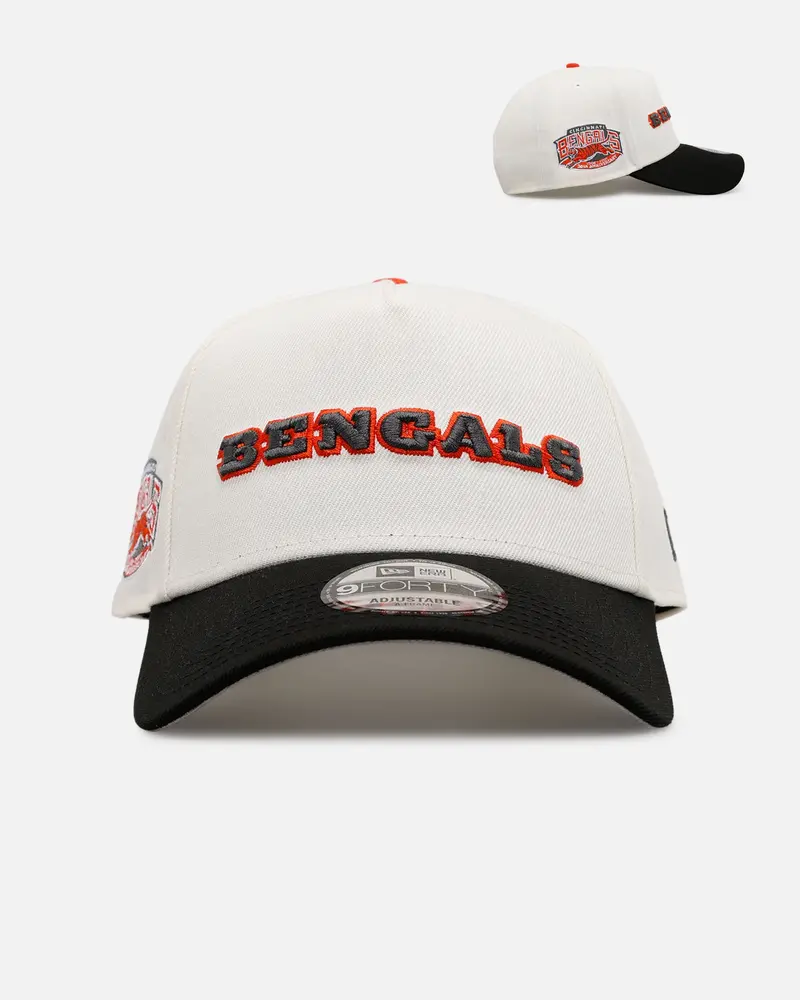 New Era Cincinnati Bengals 'Chrome Metallic Wordmark' 9Forty A-Frame Snapback Chrome 1