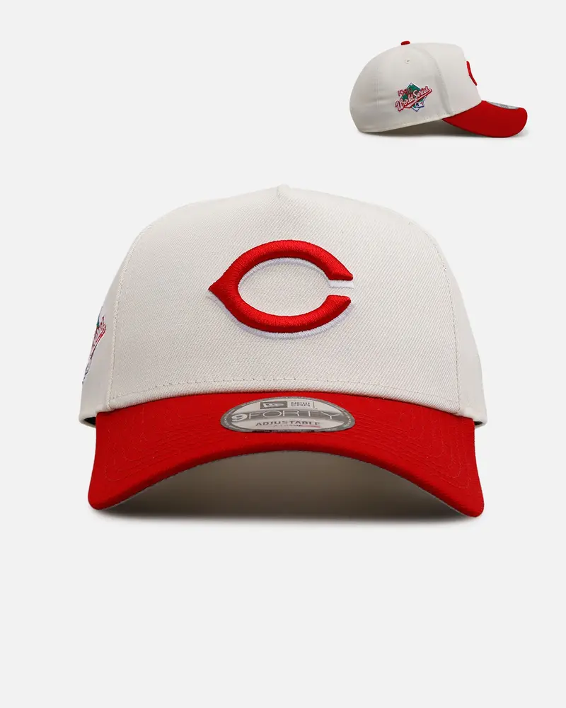 New Era Cincinnati Reds 'Team Color Visor' 9Forty A-Frame Snapback Chrome/Official Team Color 1