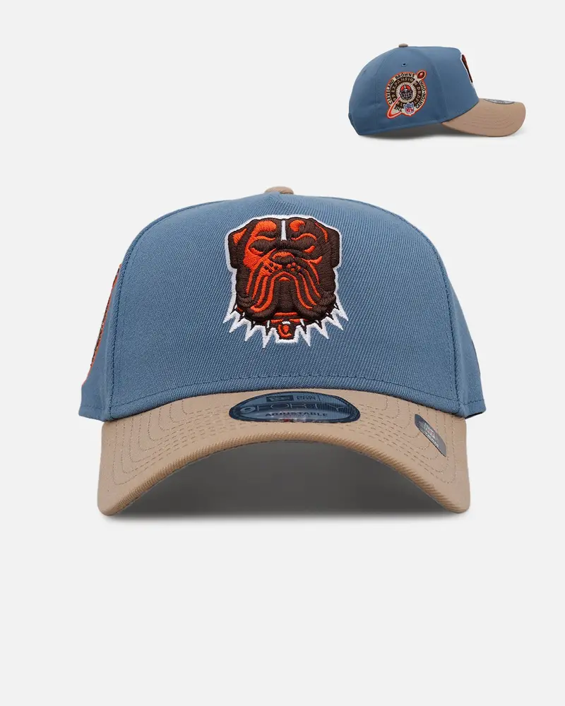 New Era Cleveland Browns 'Easy Breezy' 9Forty A-Frame Snapback Blue/Tan 1