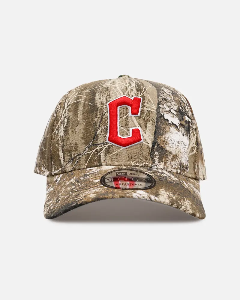 New Era Cleveland Guardians 'Great Outdoors Part Ii' 9Forty A-Frame Snapback Real Tree Camo 1