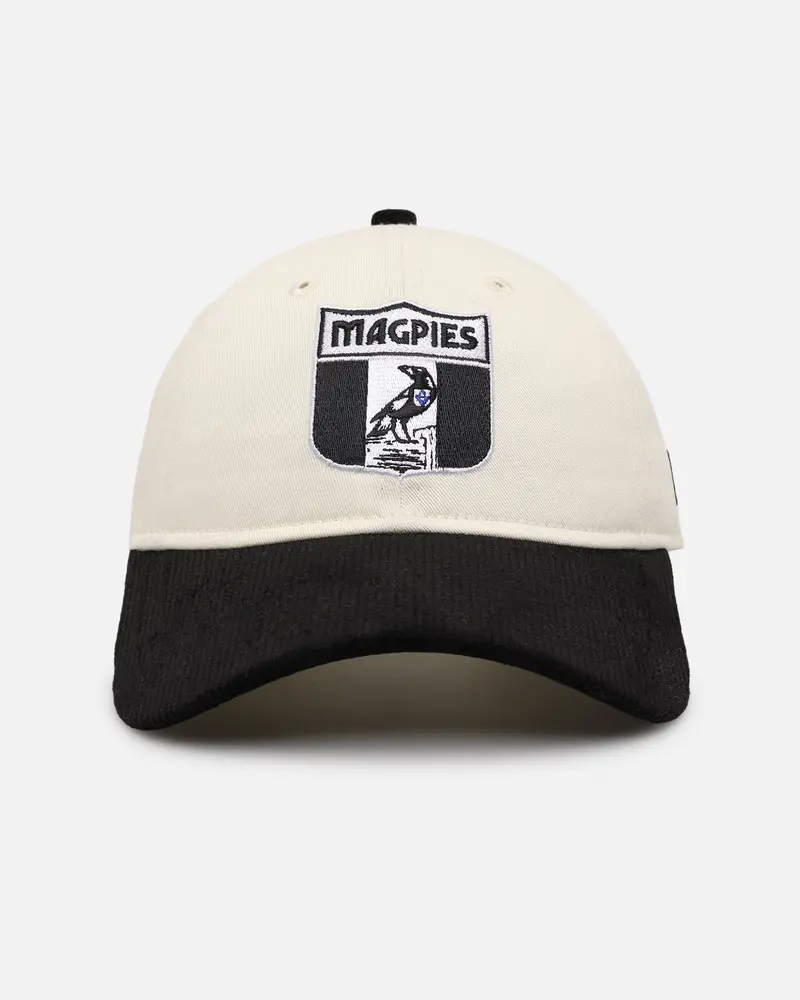 New Era Collingwood Magpies 9Twenty Strapback Chrome White 1