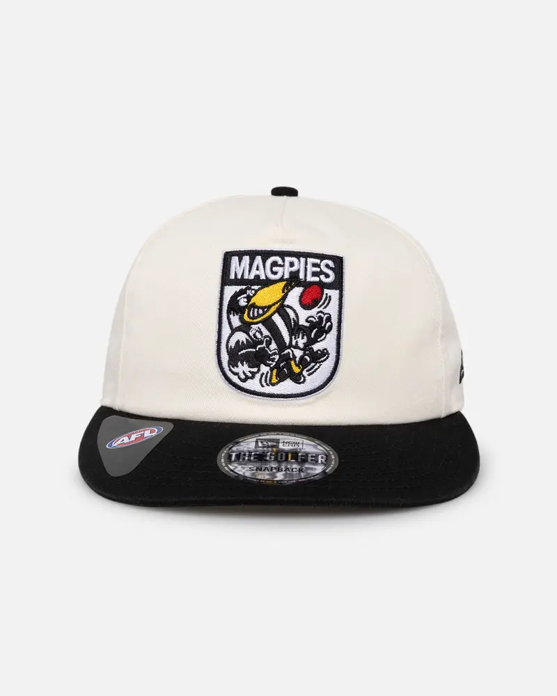 New Era Collingwood Magpies Official Team Golfer Snapback Otc 1
