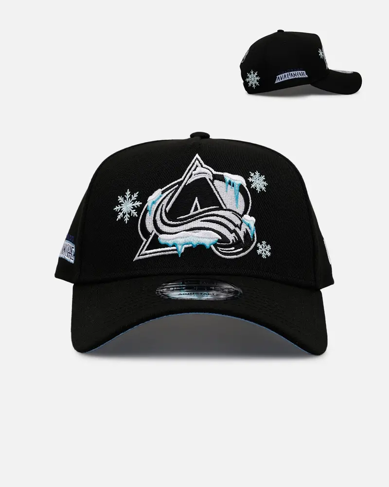 New Era Colorado Avalanche 'Cold As Ice' 9Forty A-Frame Snapback Black 1